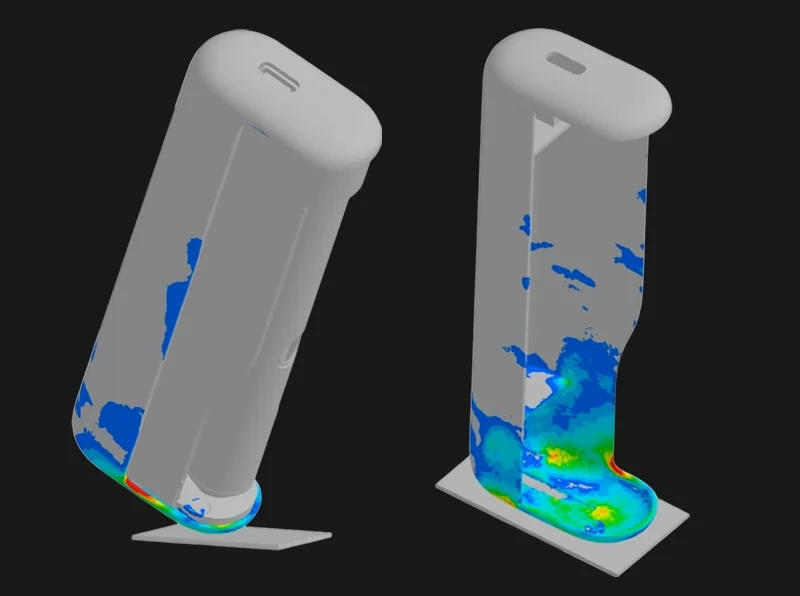 Dettaglio di drop test su Iquos
